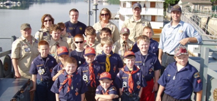 Sherburne Scouts ‘crew’ World War II destroyer
